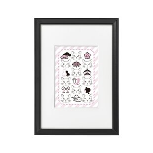 紙版画 ドライポイント&コラグラフ『ひみつの花束。mini.』【額入り