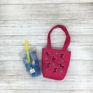 受注制作】チェリー刺繍のヌビトートバッグ＊ベージュ | iichi 日々の