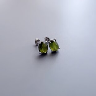 爽やかな色合い～ アクアプレーズのデザインピアス 天然石アクセサリー