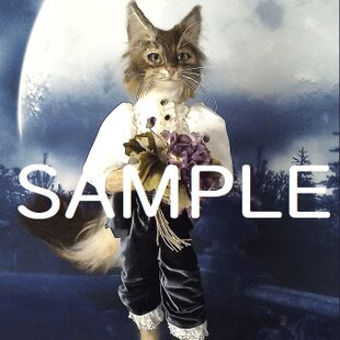 春咲桜猫「可動！」桜 蝶々 猫 ネコ 羊毛フェルト アートドール