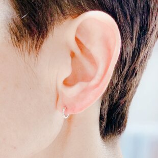 アクアマリン 1粒ピアス 14kgf ブルー | iichi 日々の暮らしを心地よく