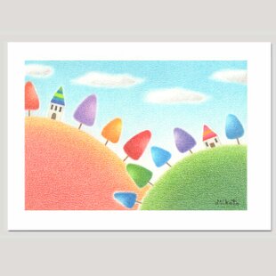 パステルアート 月明かりへのいざない パステル画原画 | iichi 日々の