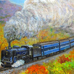 ◎お部屋が優しい感じに【桜色ピンク金太陽富士山】◎がんどうあつし油絵紅富士F4号 ◎お部屋が優しい感じに【桜色ピンク金太陽富士山】◎がんどうあつし