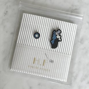 ブルージェイドじゃらじゃらイヤーカフ☆ピアスセット | iichi 日々の 