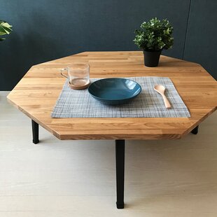 送料無料】 ローテーブル 長方形 8角 120cm 60cm 杉 折りたたみ脚