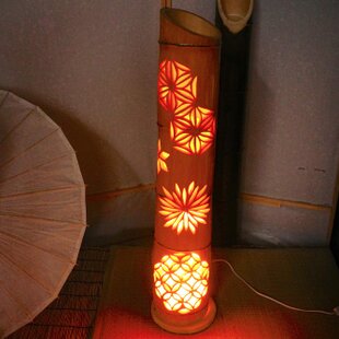 竹灯り 彩シリーズ 〜花遊び〜 竹灯籠 孟宗竹 | iichi 日々の暮らしを