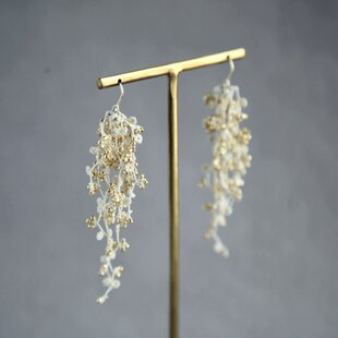 フープピアス（3チャーム付き） 14kgf | iichi 日々の暮らしを心地よく