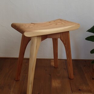 HINOKI LOG STOOL 森の丸太スツール＜ヒノキ磨き仕上げ＞ | iichi 日々