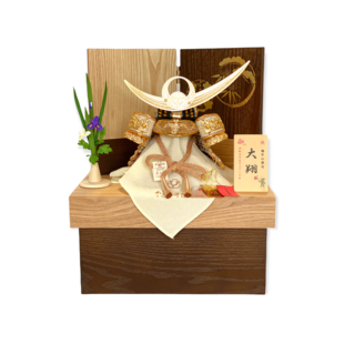 五月人形】【コンパクト】【端午の節句】【平台飾り】 一（はじめ）4号