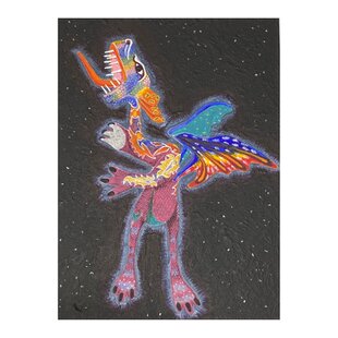 油彩画 原画「近所の風景 堤防 20262」アート 絵画 22×27㎝ F3