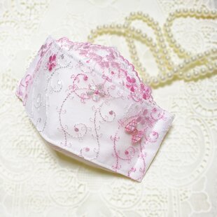 ♥♥不織布マスクだって、オシャレに着用したいという方に！！♥ピンク