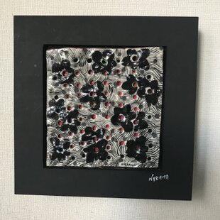 パステルアート 藤と富士 パステル画原画 | iichi 日々の暮らしを