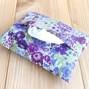 ポピー 携帯ティッシュケース ボックスティッシュから詰替え 花柄