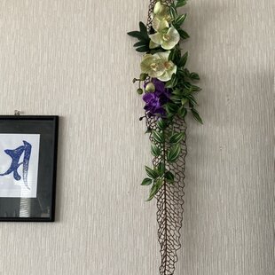 光触媒 人工観葉植物 ウォールグリーン フェイクグリーン 胡蝶蘭7845