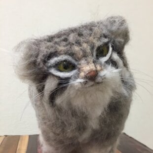 ☆受注制作 羊毛フェルトのパステル三毛子猫 | iichi 日々の暮らしを