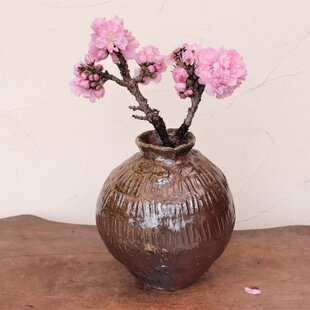 尻張り花入れ　備前焼　33 尻張り花入れ 備前焼 33 【公式通販】