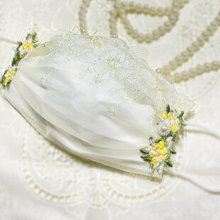 ワンポイント刺繍立体マスク96 | iichi 日々の暮らしを心地よくする