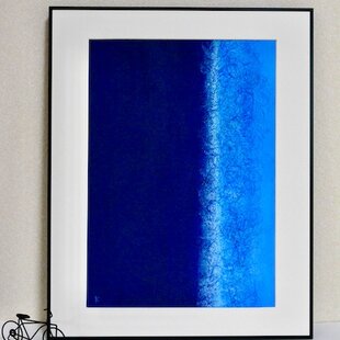 ○『西湖から陽色に染まる朝日の富士山』がんどうあつし油絵原画F4額付