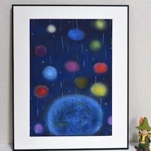 原画「窓辺の椅子とテーブル」F10・油彩画 額装（3枚目の画像) | iichi