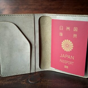 ほぼ日手帳対応 牛革文庫サイズ手帳カバー 刻印＆拭き染め | iichi