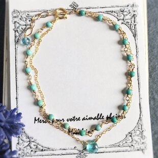 resort bracelets… ビーズ ブレスレット 2本セット | iichi 日々の
