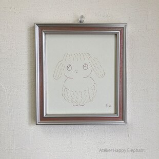 額付き銅版画作品 title「ひらめき猫」 | iichi 日々の暮らしを