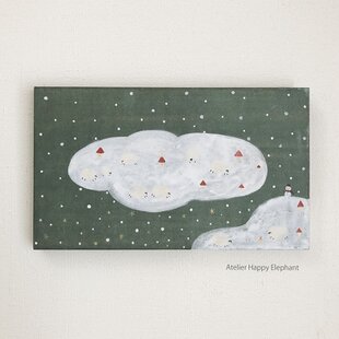 32×41㎝「夜のメリーゴーランド3」原画・油彩画・F6 | iichi 日々の