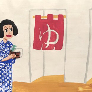 原画「夏の終わりの朝3」F3・油彩 | iichi 日々の暮らしを心地よく