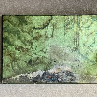絵画「PAN」油彩・原画・直径25㎝ 丸形・アートパネル | iichi 日々の