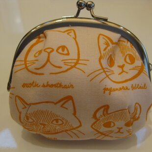 トラ猫] がま口財布 | iichi 日々の暮らしを心地よくするハンドメイド
