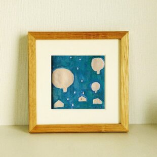 原画「朝の海6」サムホール・油彩画 | iichi 日々の暮らしを