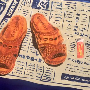 原画「真昼の光の中のヌード 3」F30・油彩画 | iichi 日々の暮らしを