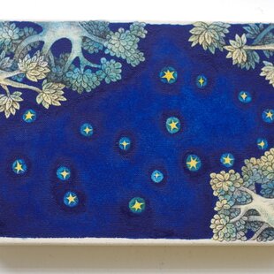32×41㎝「夜のメリーゴーランド2」原画・油彩画・F6 | iichi 日々の