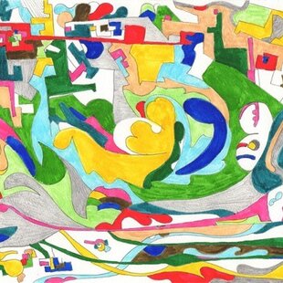 星の木【F0】原画 | iichi 日々の暮らしを心地よくするハンドメイドや