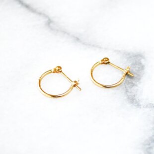 ゴールデンエッグ Golden Egg （K18・卵型ピアス）【送料無料