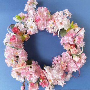 大きい桜リース 43cm splw003 | iichi 日々の暮らしを心地よくする