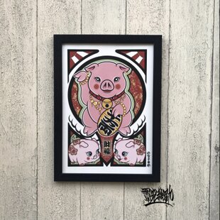 手描きイラスト オリジナル 【black cherry】下絵・オマケ付き