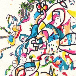 16×23㎝「近所の風景 その1」油彩・原画・サムホールサイズ | iichi