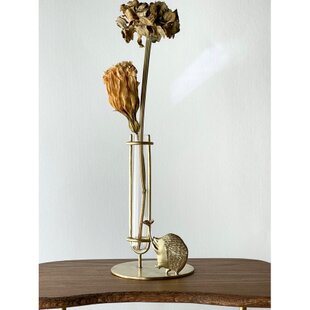 細口福鶴 錦色 花瓶 [銅製] | iichi 日々の暮らしを心地よくする
