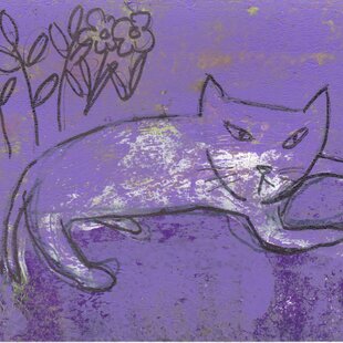 招き猫のグラフィティアート 原画 絵画 キャンバス画 動物の絵