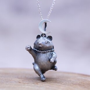 円桜ネックレス ネットターコイズ SILVER925 | iichi 日々の暮らしを