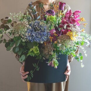 ☆クレイフラワー作品（藤の花の壁掛け）☆ | iichi 日々の暮らしを