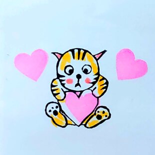 ハンカチ 菜の花と猫の手刺しゅう | iichi 日々の暮らしを心地よくする