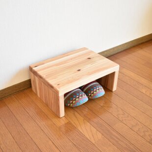 ひのきの小さなベンチボックス | iichi 日々の暮らしを心地よく