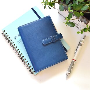 ほぼ日手帳対応 牛革文庫サイズ手帳 刻印＆拭き染め | iichi 日々の