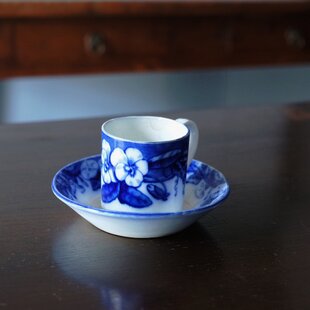 古伊万里 染付 草花文 蕎麦猪口 江戸後期 | iichi 日々の暮らしを