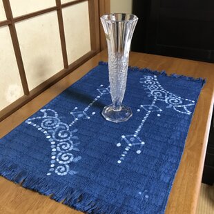 藍染 手織りテーブルセンター(再販) | iichi 日々の暮らしを心地よく