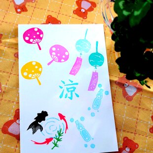 消しゴムはんこ「菜の花②・ミツバチ」4個 | iichi 日々の暮らしを