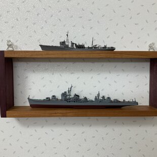 1/700 軍艦模型用ウォールシェルフ。 1/700 軍艦模型用壁掛けラック | iichi 日々の暮らしを心地よくする