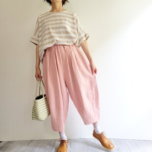 大島紬リメイク＊ガウチョパンツ | iichi 日々の暮らしを
